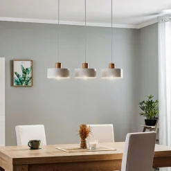 EMIBIG LIGHTING Pendellampe Tako, 3 lyskilder, hvit Best