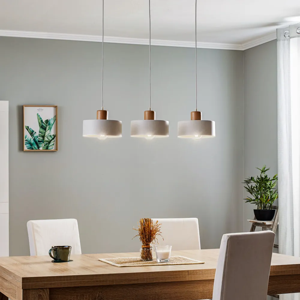 EMIBIG LIGHTING Pendellampe Tako, 3 lyskilder, hvit Best