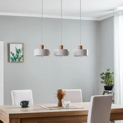 EMIBIG LIGHTING Pendellampe Tako, 3 lyskilder, hvit Best