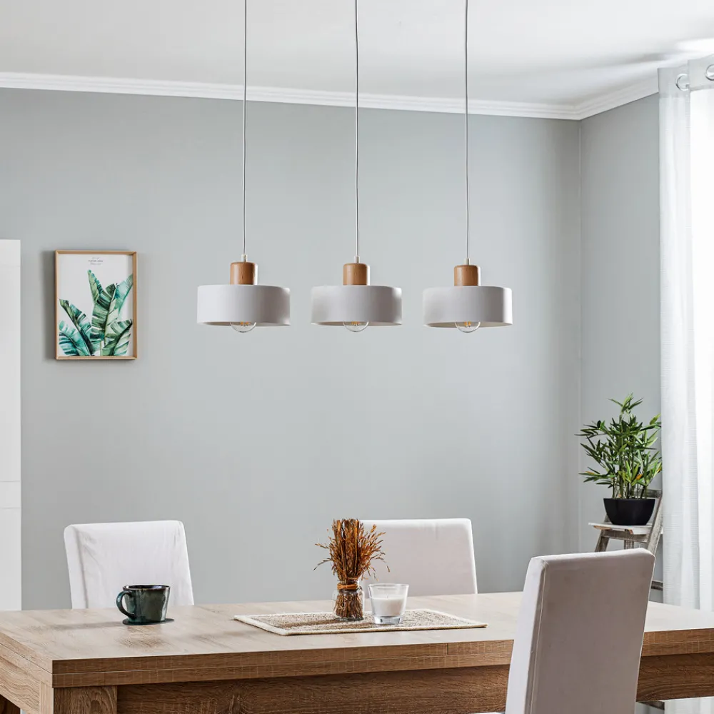 EMIBIG LIGHTING Pendellampe Tako, 3 lyskilder, hvit Best