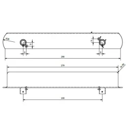 B-Safety Pendelsett for nødlampe E-LUX-standard Hot