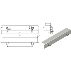 B-Safety Pendelsett for nødlampe E-LUX-standard Hot