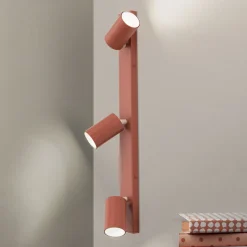 ORION Penn downlight, korallrød, lengde 60 cm, aluminium/aluminium Sale