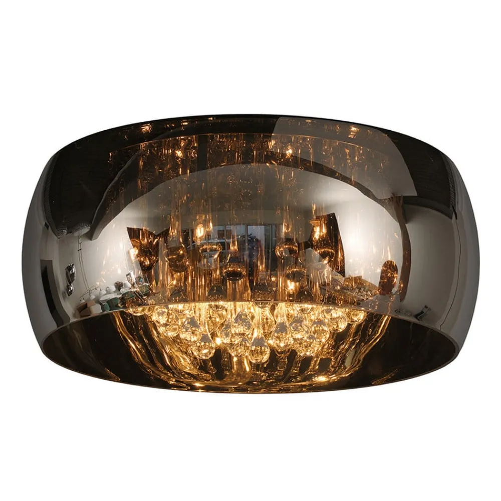 Lucide Perle taklampe i glass, Ø 40 cm| Design- Og Hotellbelysning|Taklamper