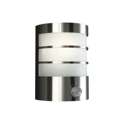 Philips Calgary utendørs vegglampe, stål, sensor| Vegglamper Med Sensor|Utebelysning Med Sensor