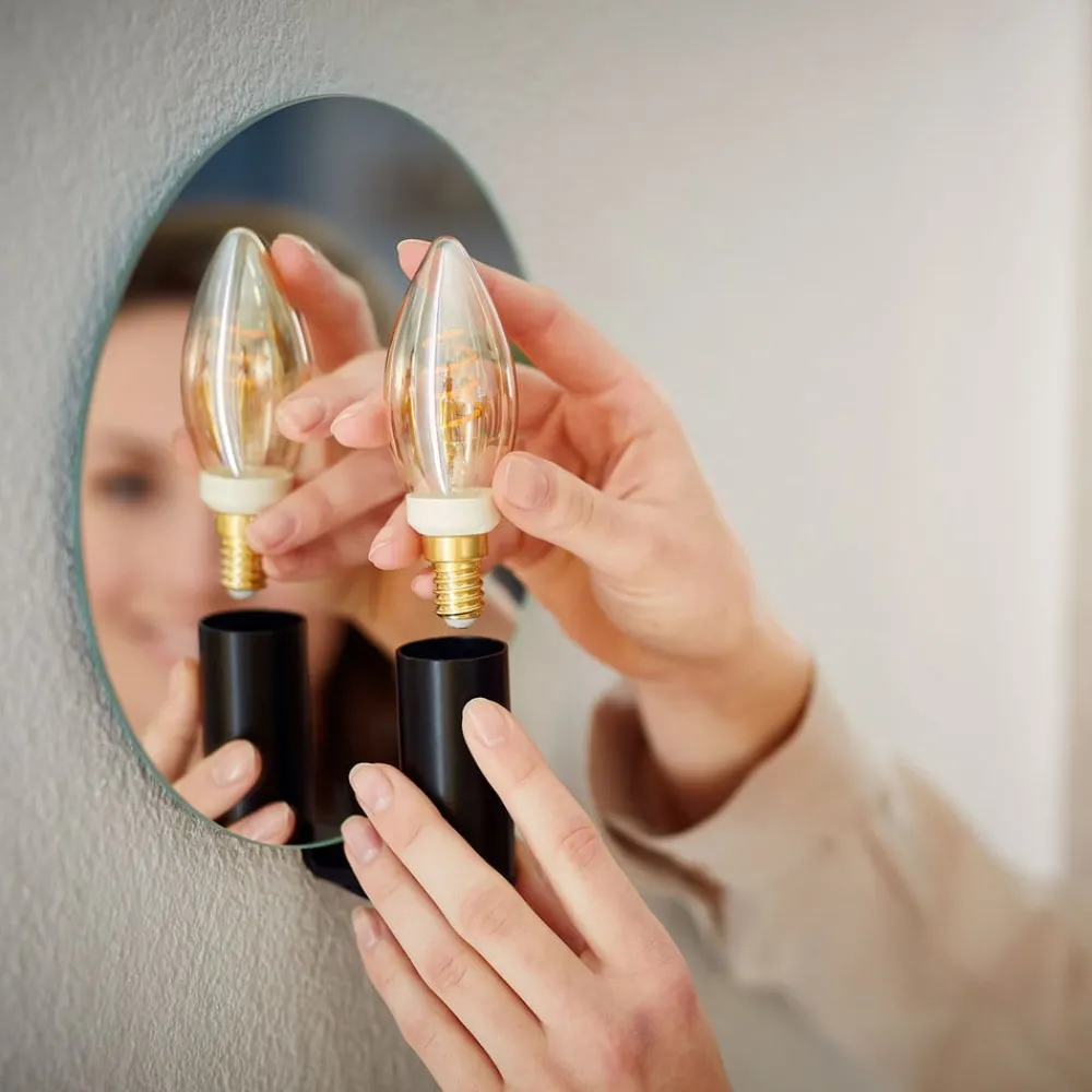 Philips Classic B35 LED-mignonpære gull E14 2,5W| E14 Pærer|Dimbar Led-Pære