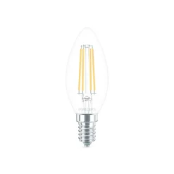 Philips Classic LED-pære E14 B35 6,5W klar 4 000K New