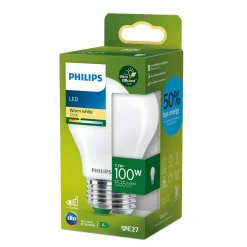 Philips E27 LED-pære A60 7,3W 1535lm 2 700K matt Outlet