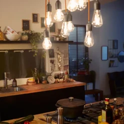 Philips E27 LED-pære filament 4,3W 2 700K| E27 Pærer|Filament Pærer