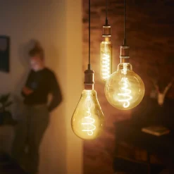 Philips E27 LED-pære globe G95 3,1W 1 800 K gull| Filament Pærer|Filament Pærer