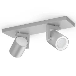 Philips Hue Argenta LED-spot to lyskilder alu Discount