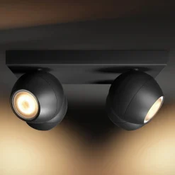 Philips Hue Buckram 4 lyskilder dimmebryter svart Outlet