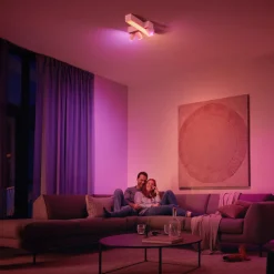 Philips Hue Centris Cross LED-spotlight, hvit, 3 lyskilder RGB CCT Outlet