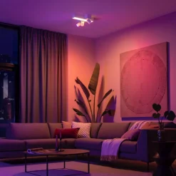 Philips Hue Centris Cross LED-spotlight, hvit, 3 lyskilder RGB CCT Outlet