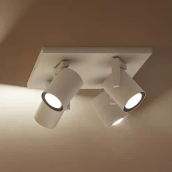 Philips Hue LED-downlight Argenta, hvit, 4 lyskilder RGB CCT Discount