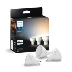 Philips Hue White Ambiance GU10 4,2W reflektorpære 3stk| Gu10 Pærer|Smarthus Lyspærer