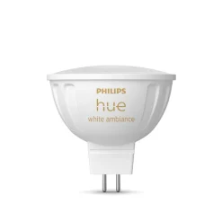 Philips Hue White Ambiance LED-pære 5,1W GU5,3| Gu5.3 / Mr16 Pærer|Dimbar Led-Pære