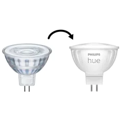 Philips Hue White Ambiance LED-pære 5,1W GU5,3| Gu5.3 / Mr16 Pærer|Dimbar Led-Pære