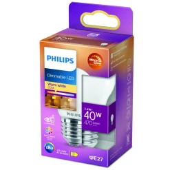 Philips LED Classic WarmGlow E27 P45 3,4 W matt Clearance