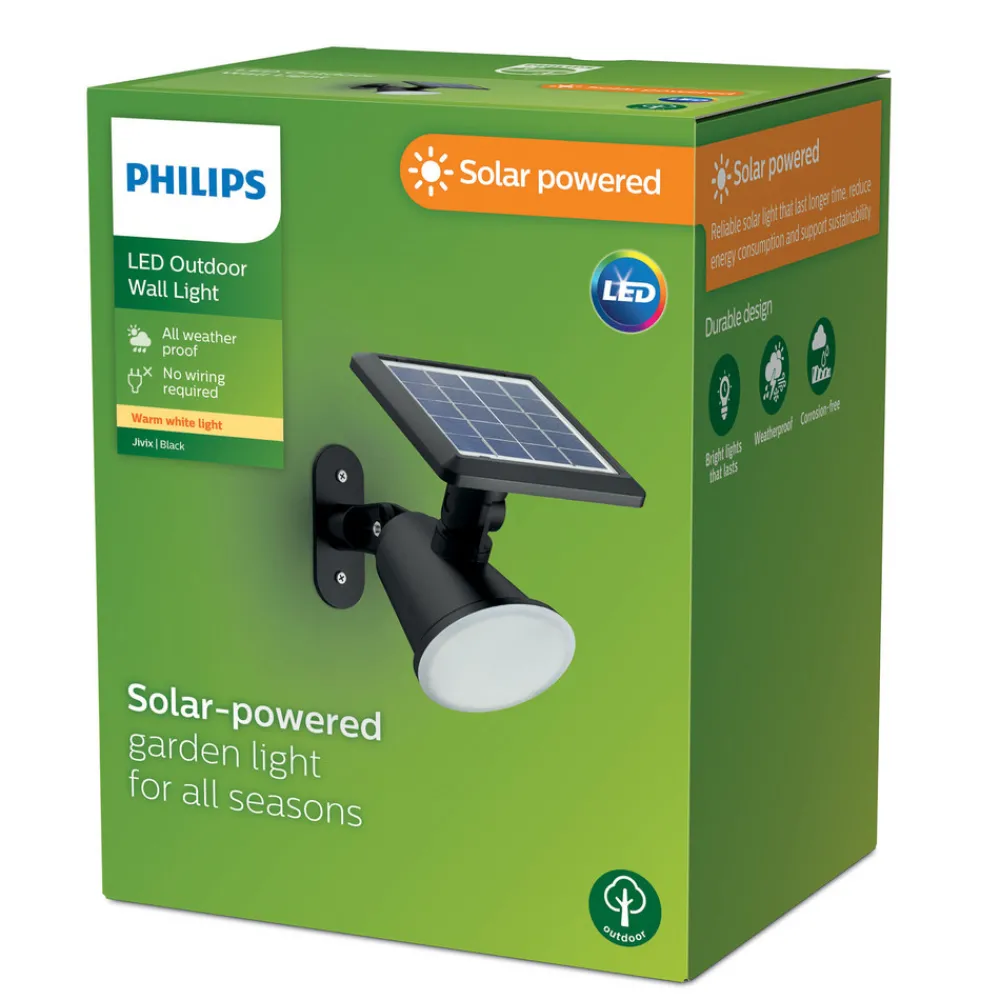 Philips LED solcellevegglampe Jivix Online