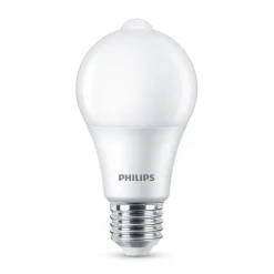 Philips LED-pære E27 A60 sensor 8 W 2 700 K matt Best