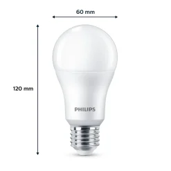 Philips LED-pære E27, 13W 1521lm 4 000 K matt 3stk Online