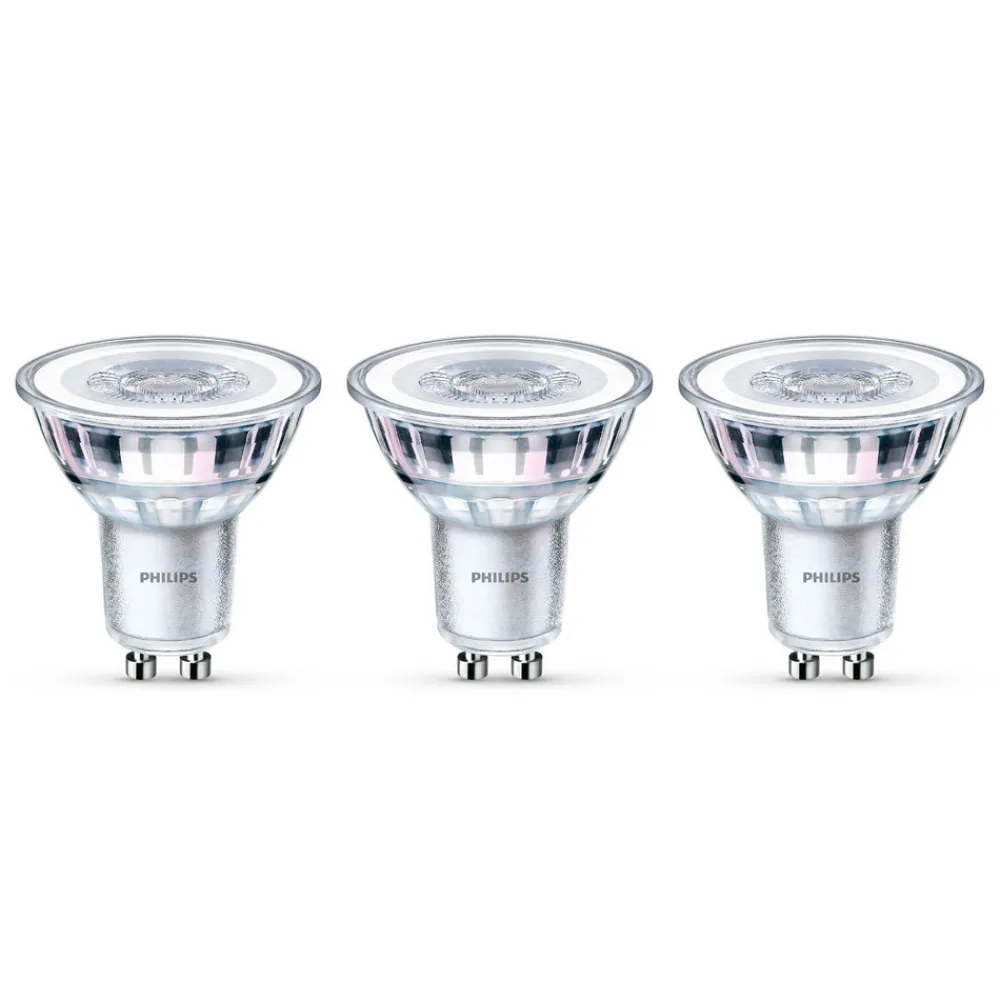 Philips LED-reflektor GU10 4,6W 2 700 K, 3-er-sett Discount