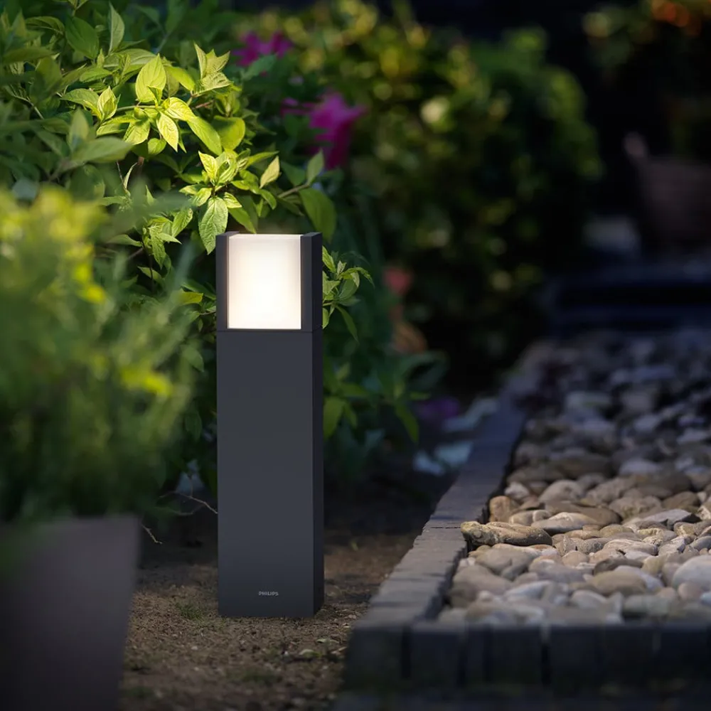 Philips LED-sokkellampe Arbour, 2700 K| Led-Utendørs|Sokkellamper