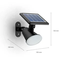 Philips LED-vegglampe Jivix, 2-pak| Solcellelamper