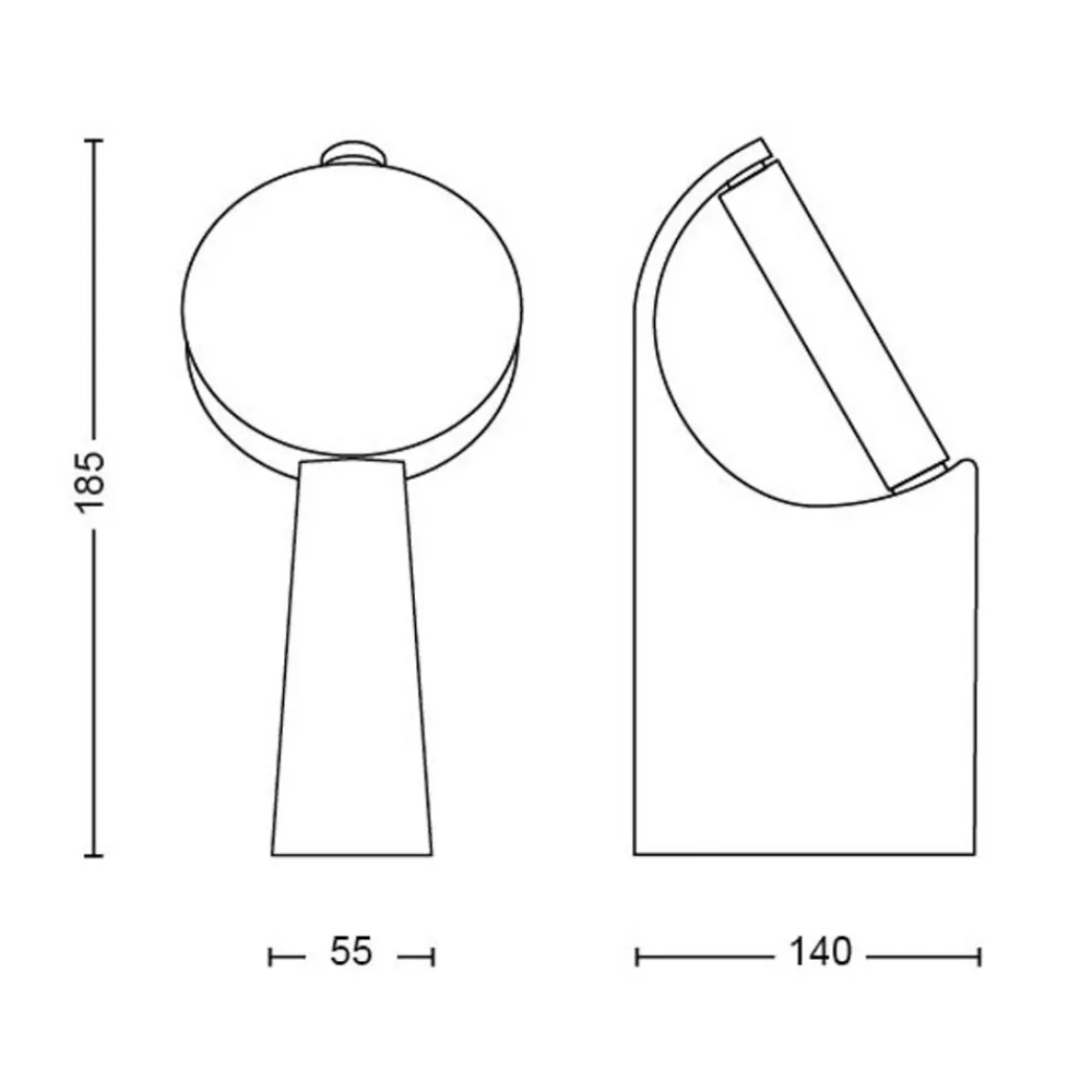 Philips Mimosa LED-sokkellampe, justerbar