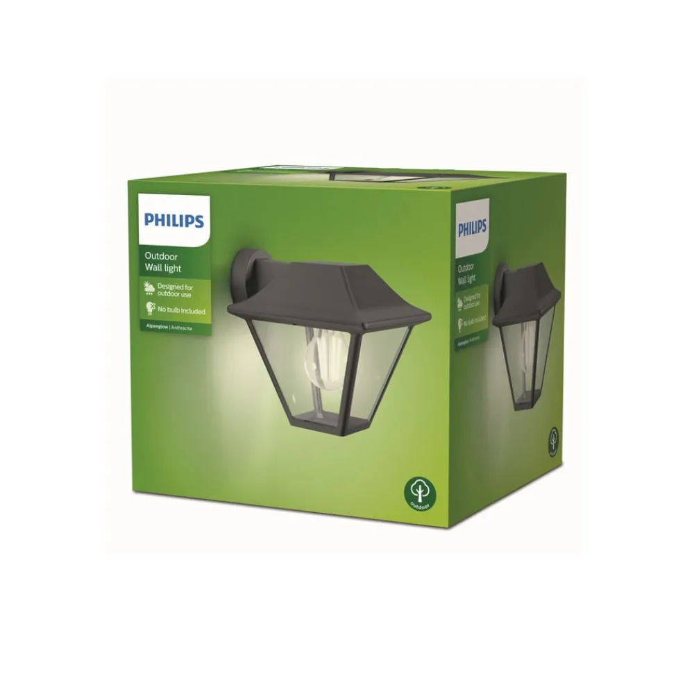 Philips myGarden Alpenglow utevegglampe antrasitt| Vegglamper Utendørs