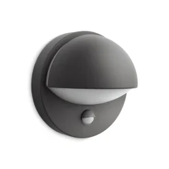 Philips myGarden June vegglampe sensor antrasitt| Vegglamper Med Sensor|Utebelysning Med Sensor