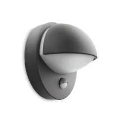 Philips myGarden June vegglampe sensor antrasitt| Vegglamper Med Sensor|Utebelysning Med Sensor