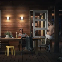 Philips Python LED-vegglampe antrasitt 2 700 K Hot