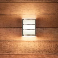 Philips Python utendørs LED-vegglampe i stål| Kommersiell Utebelysning|Vegglamper Utendørs