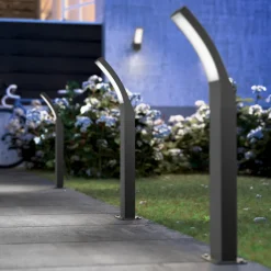 Philips Splay LED-veilampe, 60 cm, 4000 K, antrasitt, IP44| Gatebelysning, Pullert Belysning