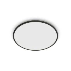 Philips SuperSlim LED IP54 IP54 Ø 25cm 4000K svart| Taklamper Utendørs|Led-Innendørs