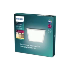Philips Touch LED-panel 32,8 x 32,8 cm, hvit, 2 700 K| Butikkbelysning|Kontorbelysning
