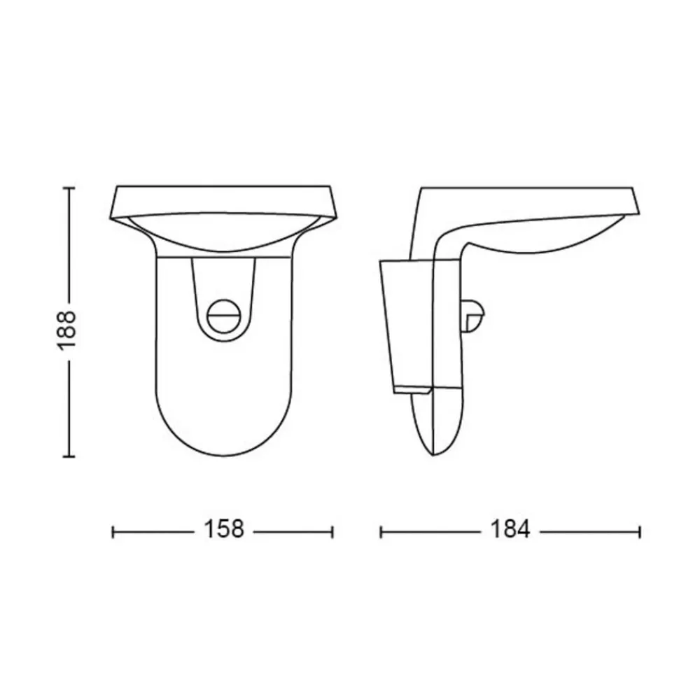 Philips Tyla LED-vegglampe, bevegelsessensor New