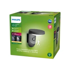 Philips Tyla LED-vegglampe, bevegelsessensor New