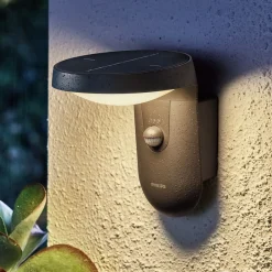 Philips Tyla ute solcellevegglampe sensor A-label New