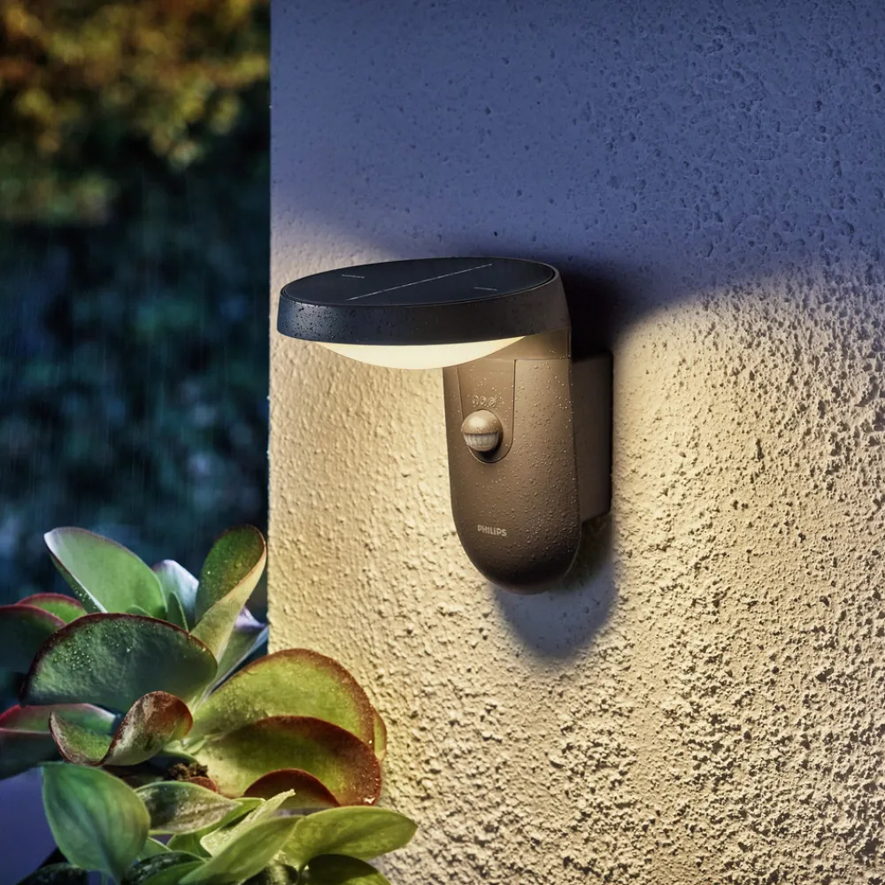 Philips Tyla ute solcellevegglampe sensor A-label New