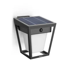Philips utendørs LED-vegglampe Nissa UE, plast, IP44| Solcellelamper Med Sensor|Vegglamper Med Sensor