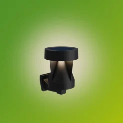 Philips utendørs LED-vegglampe Avery, svart, IP44 Outlet