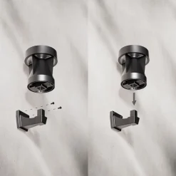 Philips utendørs LED-vegglampe Avery, svart, IP44 Outlet