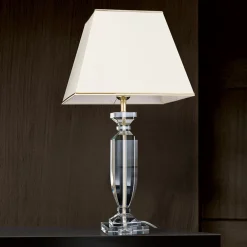 ORION Pokal bordlampe med krystall gull/krem New