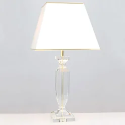 ORION Pokal bordlampe med krystall gull/krem New