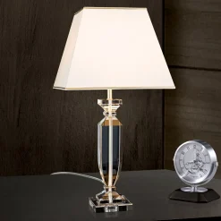 ORION Pokal bordlampe med krystall gull/krem New