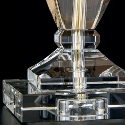 ORION Pokal bordlampe med krystall gull/krem New