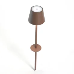 Zafferano Poldina LED-lampe med jordspyd og batteri, corten Hot